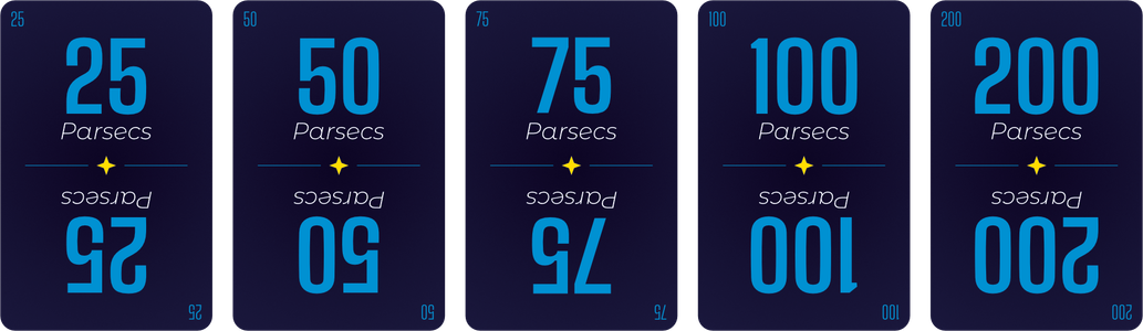Distance cards